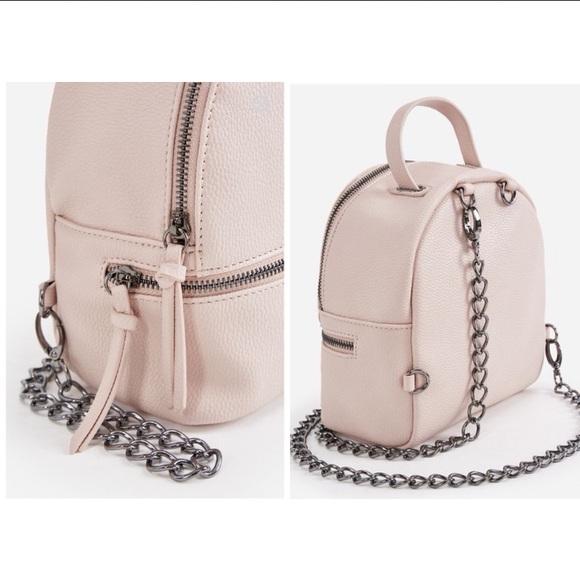 JustFab Handbags - Justfab blush color backpack NWT